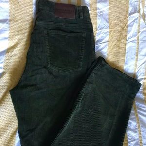 Raulph Lauren Women’s Green Straight Leg Corduroy